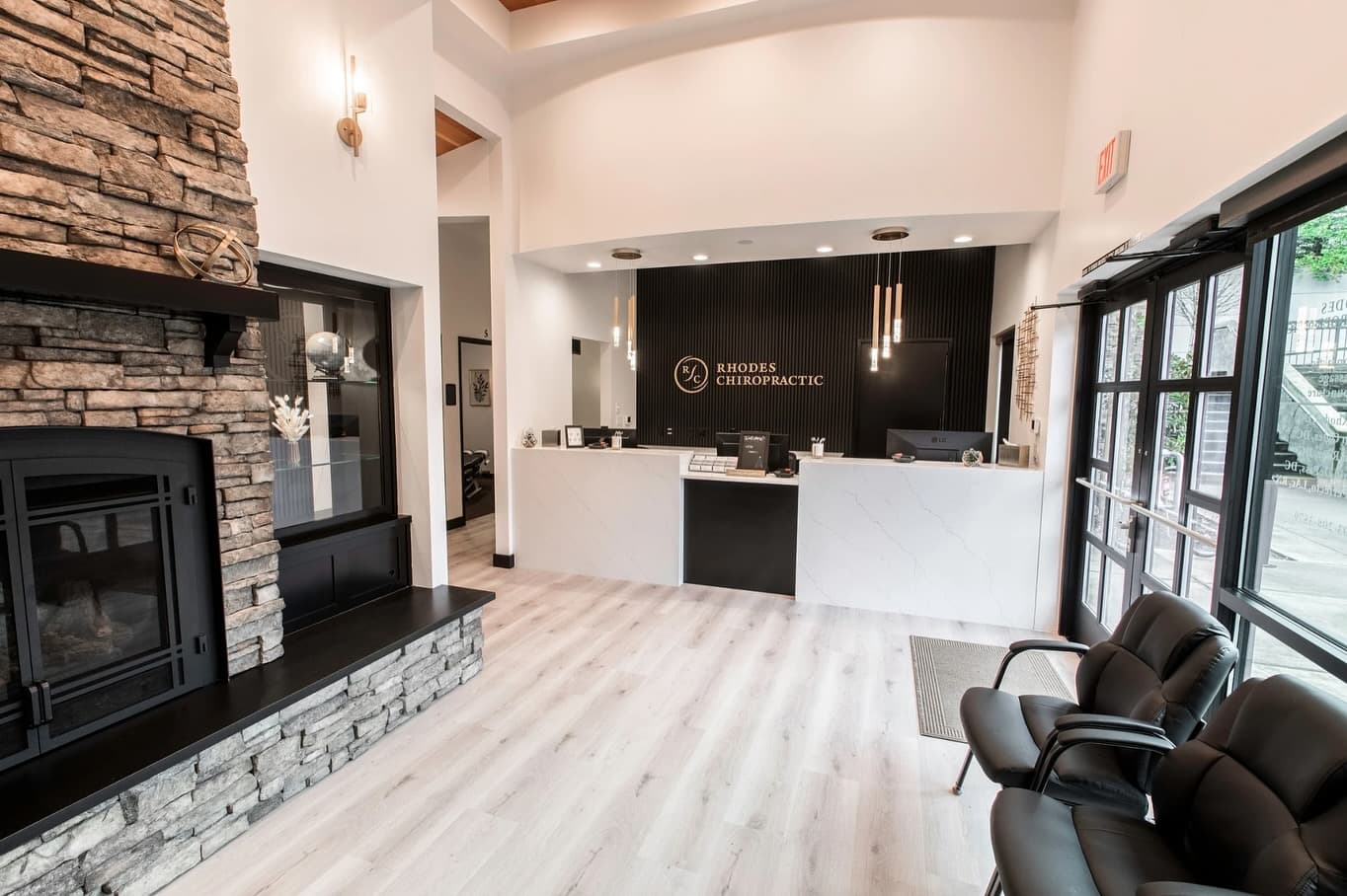 Rhodes Chiropractic - 90 Day Growth — Rhodes Chiropractic reception and branding